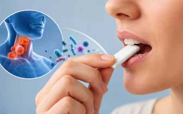 Phát triển loại kẹo cao su có khả năng “bẫy” HPV và 2 loại vi khuẩn liên quan ung thư đầu cổ