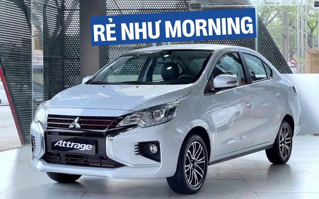 Mitsubishi Attrage bản cao xả kho giảm giá gần 70 triệu đồng, lăn bánh thậm chí áp sát Kia Morning