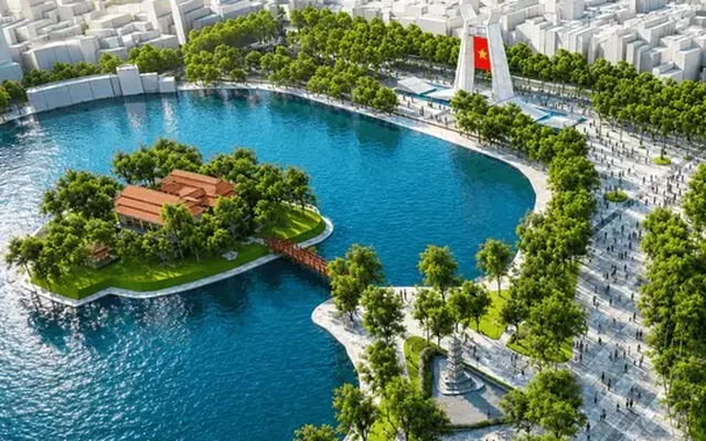 Không nên vội vã 'đóng đinh' những kiến trúc cố định vào không gian Hồ Gươm