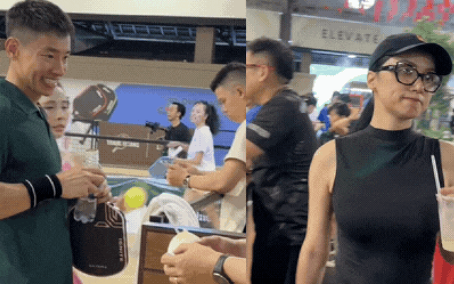 "Tóm dính" Hương Giang lạnh nhạt, ngó lơ Phú Cường khi chạm mặt
