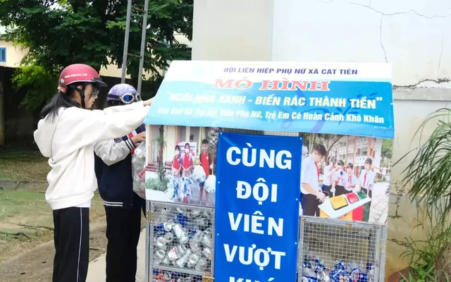 Biến rác thành tiền, góp quỹ yêu thương