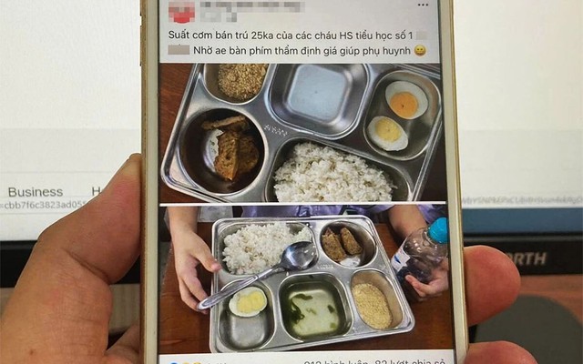 Suất ăn bán trú lèo tèo: Phụ huynh không thể mãi làm thay camera giám sát