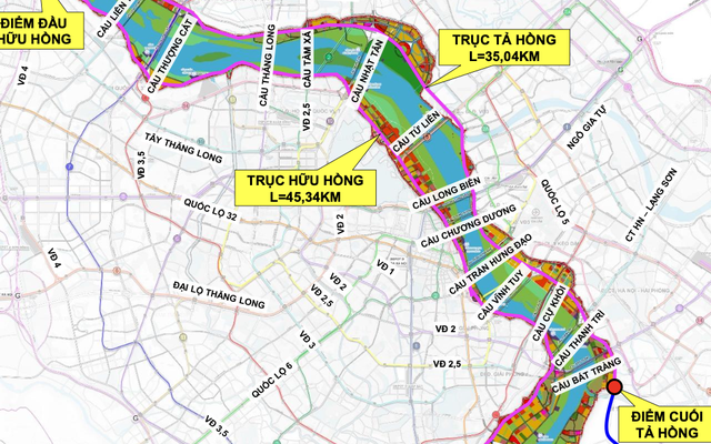 Hà Nội đề xuất làm hầm kín 8 làn xe qua khu vực cầu Long Biên, Chương Dương