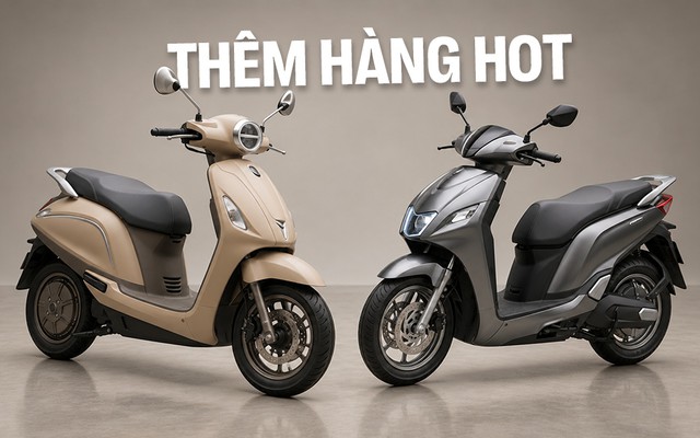 VinFast nhá hàng cặp đôi xe máy điện mới: Hai kiểu dáng khác biệt, dân tình dự đoán có Evo bản nâng cấp