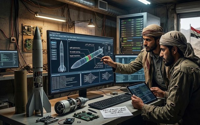 Houthi bị nghi sử dụng AI để phát triển rocket và tên lửa dẫn đường