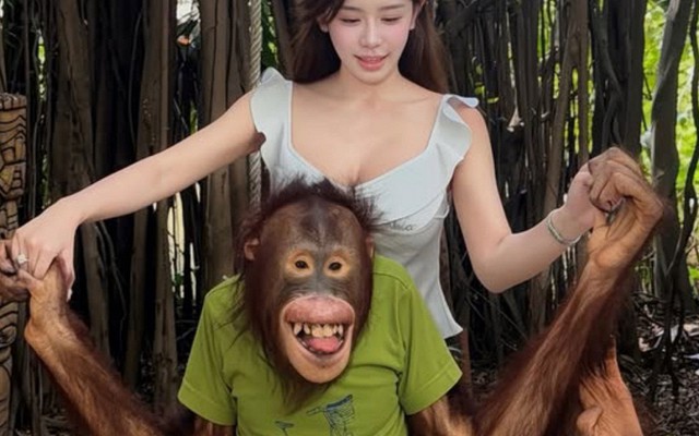 Dạo chơi sở thú, hot girl Thiên Di khoe bộ ảnh vui nhộn, khiến CĐM bàn tán xôn xao