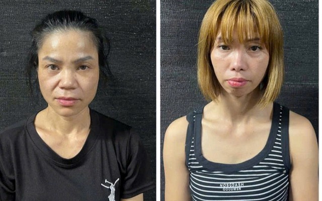 Tuần tra lúc 21h30’, Công an bắt quả tang Bùi Thị Hà Trang SN 1982, truy xét Nguyễn Thu Hoài SN 1985