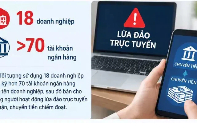 Công an TPHCM tìm người bị hại chuyển tiền vào 70 tài khoản đứng tên 18 doanh nghiệp