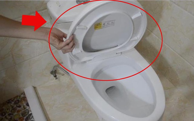 Lời khuyên cho tất cả các gia đình không đậy nắp bồn cầu trước khi xả nước