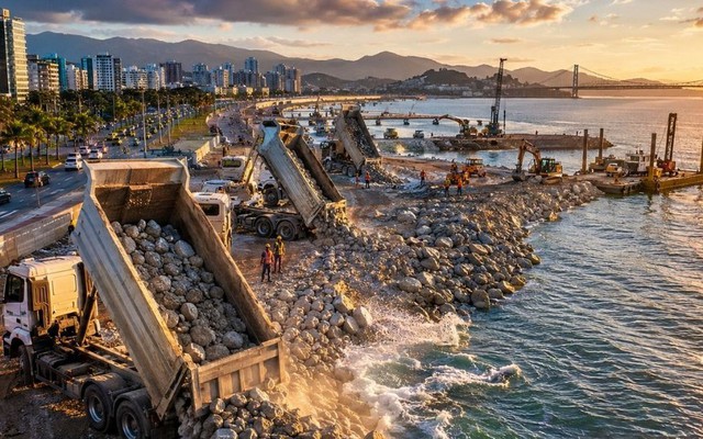 Phát hiện hàng trăm xe tải chở 300 m³ đá mỗi ngày, hoạt động liên tục xuyên ngày đêm: Bí mật phía sau khu phức hợp rộng hàng chục nghìn m² lộ diện