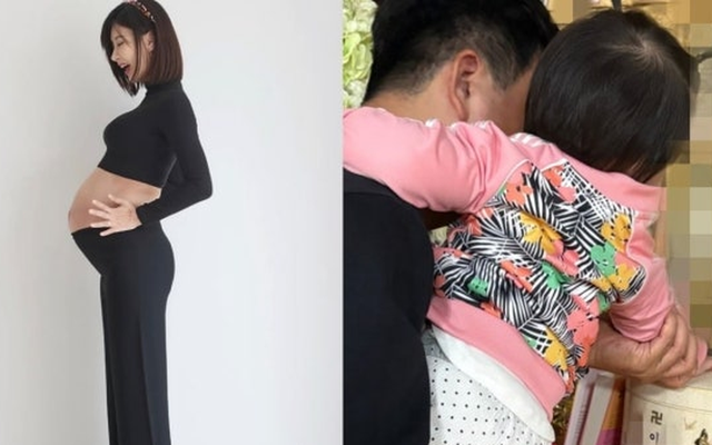 Đau lòng cảnh nữ diễn viên mất con trai 6 tuổi, đưa con gái đến thăm anh trai quá cố
