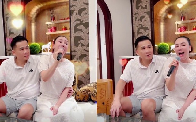 Chồng đại gia thuần chay ôm eo Hồ Quỳnh Hương trong biệt thự, thốt lên "never enough"