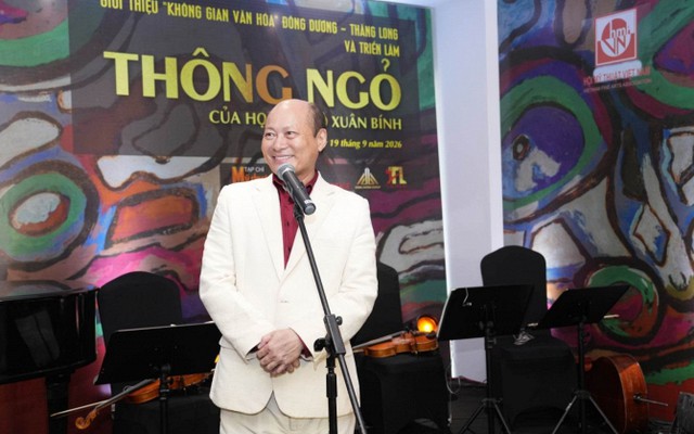 Gần 300 tác phẩm của họa sĩ Ngô Xuân Bính được trưng bày tại triển lãm "Thông Ngỏ" ở Hà Nội
