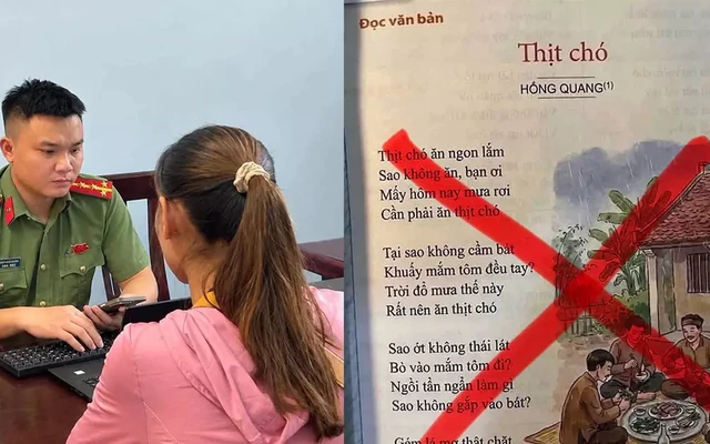Đăng ảnh bài thơ ‘Thịt chó’ do AI tạo, người phụ nữ bị công an mời làm việc