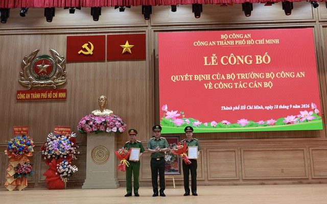 Đại tá Lê Công Anh làm Thủ trưởng Cơ quan An ninh điều tra Công an TPHCM