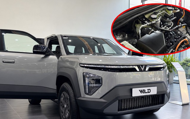 Soi chi tiết VinFast VF Wild bản tiền thương mại tại đại lý: Bán tải REEV đầu tiên lộ nhiều trang bị thực dụng, có điểm giống VF 8