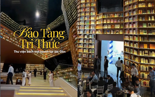 "Thư viện khổng lồ" ở TP.HCM có gì mà "gây bão" trên mạng xã hội?