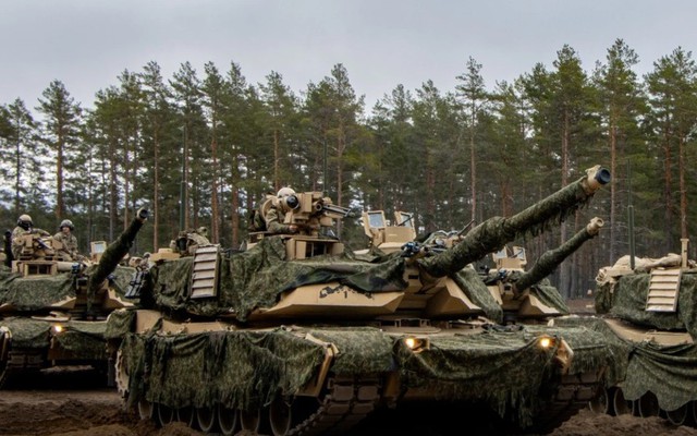 Mỹ điều xe tăng mạnh nhất trở lại Baltic