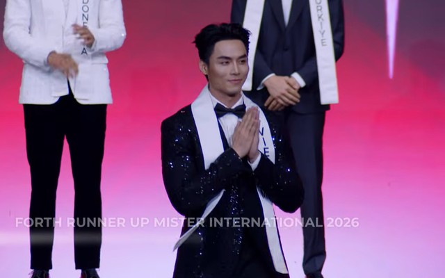 Nguyễn Vũ Linh giành Á vương 4 Mister International 2026