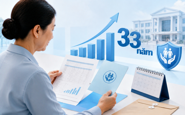 Đóng BHXH 33 năm, muốn nghỉ việc thì lương hưu thế nào?