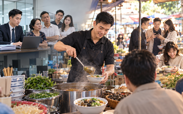 Bị chê cười vì bỏ việc lương 20 triệu đồng/tháng, ra chợ bán bún ốc: Người đàn ông thu nhập hơn 100 triệu đồng sau 5 năm