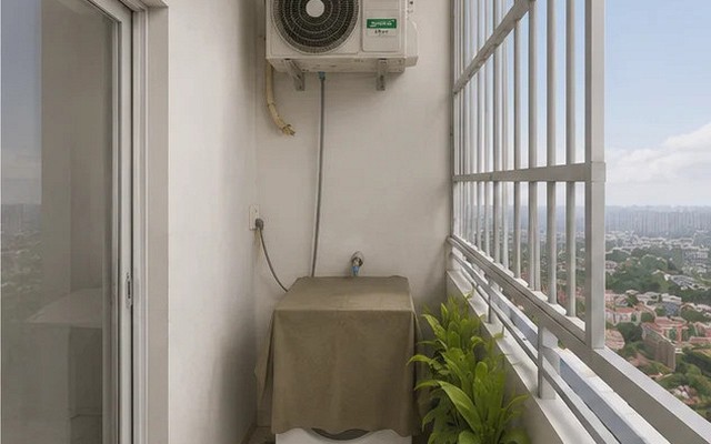 Lời khuyên cho những gia đình đang để cục nóng điều hòa ngoài ban công, lô gia