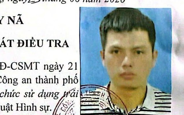 Truy nã đặc biệt Phạm Văn Tài SN 1995