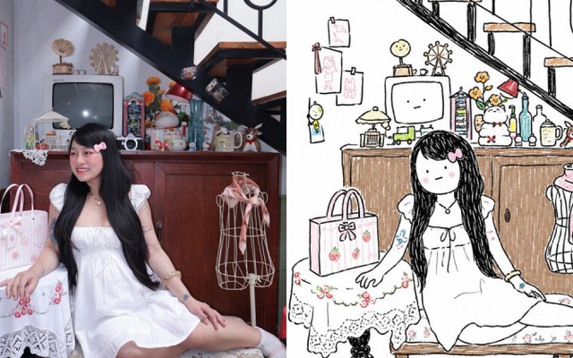 Đang viral trên “thành phố sợi chỉ”: Dùng AI “vẽ lại” ảnh đời thường, quá giống mà cũng quá buồn cười