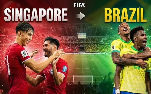 Đội tuyển Singapore chốt lịch giao hữu với Brazil, bán vé đắt gấp đôi ASEAN Cup