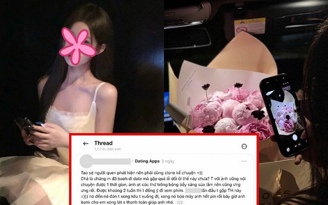 Màn “review đi date” ầm ĩ khắp Threads: Bạn trai nổ sắp đi Tây nhưng hóa ra là Tây Hồ, ting ting 200k bao bill mà hóa đơn tận 500k