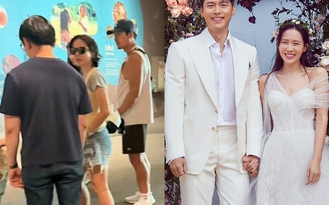 Son Ye Jin lao ra bảo vệ con trai 4 tuổi