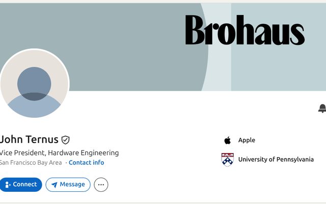 Lướt qua tài khoản LinkedIn "ít dòng" của tân CEO Apple, không ai nghĩ đây là một người đàn ông thành công