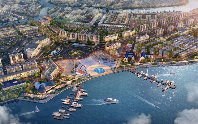 Chuyển động mới tại khu đô thị 1.000 ha, có 32km đường sông bao bọc của Novaland