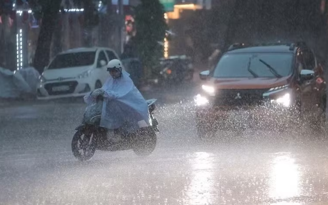 Ngày mai, nhiều khu vực xuất hiện mưa rào