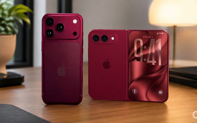 Mẫu iPhone xịn hơn iPhone 18 Pro Max lộ diện màu đỏ