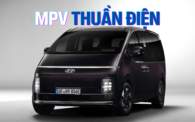 Hyundai Staria thuần điện ra mắt: Dài hơn 5,2 m, trang bị 9 chỗ ngồi, sạc đầy đi gần 450 km