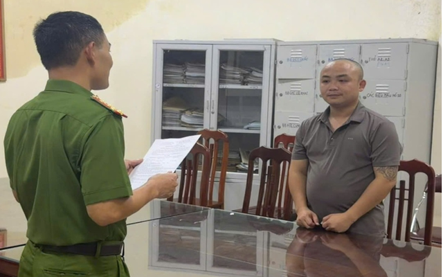 Thi hành lệnh bắt tạm giam môi giới mua bán lợn Nguyễn Kim Lợi SN 1994