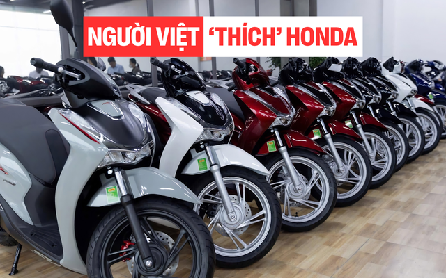 Người Việt 'chăm' mua xe máy Honda, doanh số tăng trưởng vượt Thái Lan lẫn Indonesia