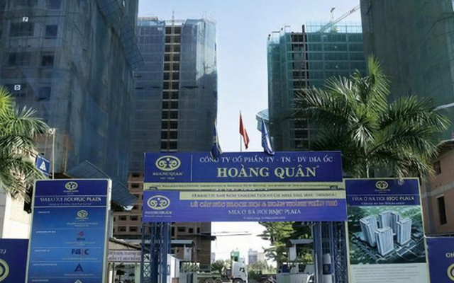 Ngân hàng thông báo thu giữ dự án và 26 nền đất liên quan Địa ốc Hoàng Quân để xử lý nợ