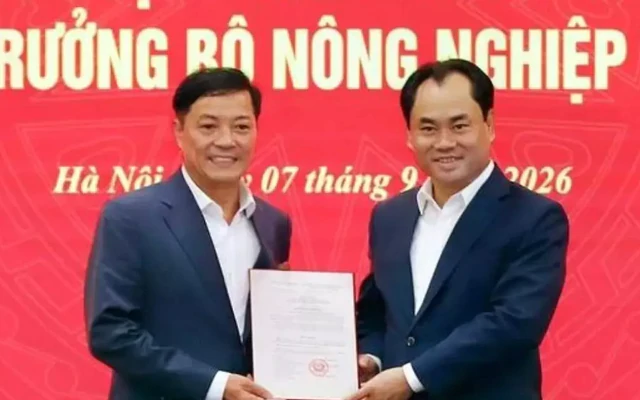 Ông Lê Trọng Yên làm Thứ trưởng Bộ Nông nghiệp và Môi trường