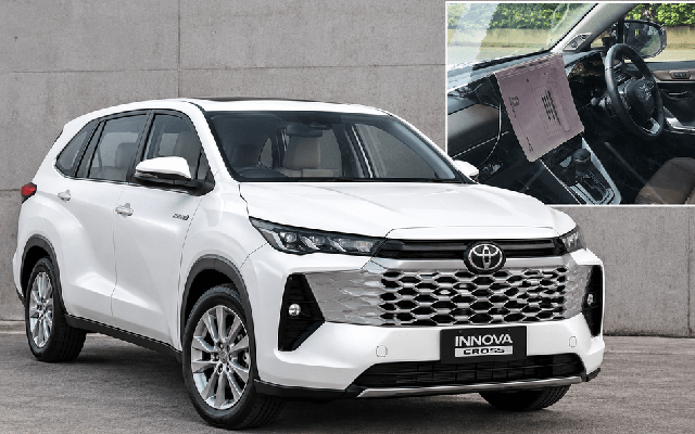 Toyota Innova Cross 2027 tiếp tục lộ ảnh nội thất, màn giải trí dễ được 'lên đời'