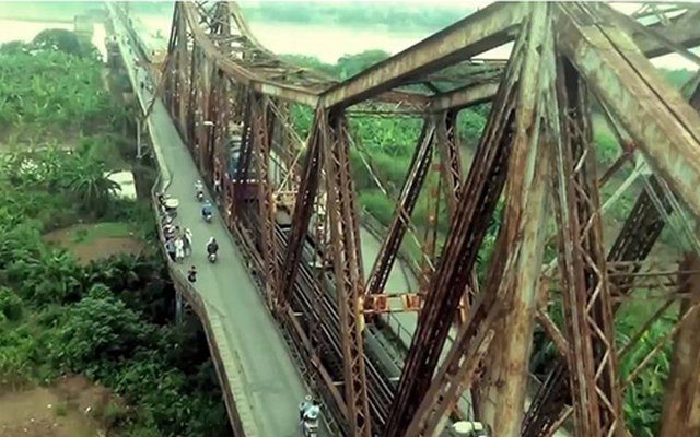 Độc đáo clip về cầu Long Biên qua ống kính smartphone