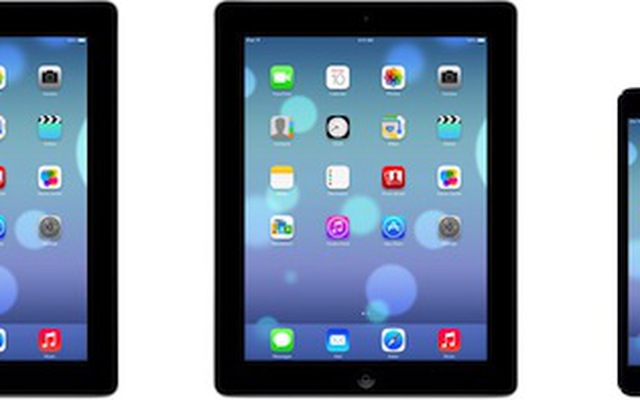 Hé lộ giao diện iOS 7 cho iPad, iPad mini