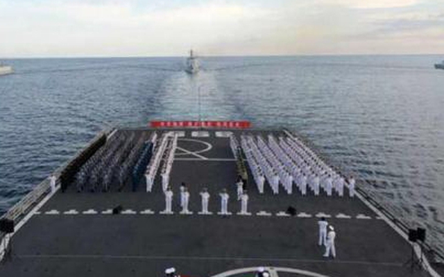 Hải quân Trung Quốc tràn xuống Biển Đông, cách Malaysia 80km