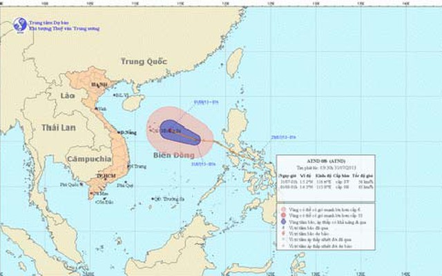 Áp thấp nhiệt đới bất ngờ mạnh lên, sắp có bão