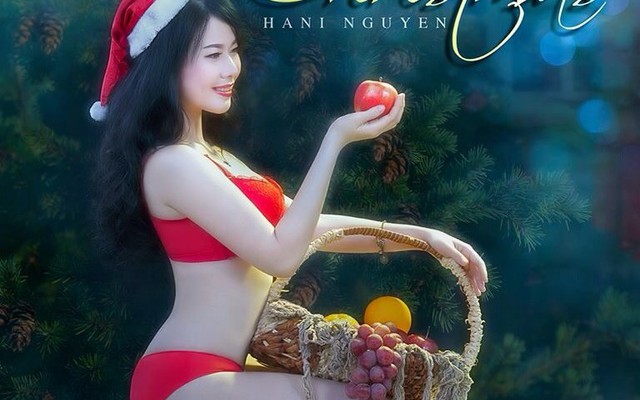 Hot girl Hani Nguyễn khoe bộ ảnh Noel "nóng bỏng mắt"