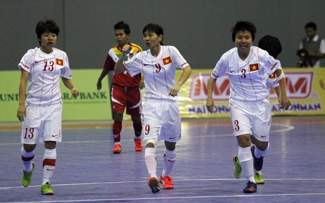 Clip chiến thắng 3-1 của Futsal nữ Việt Nam trước Indonesia