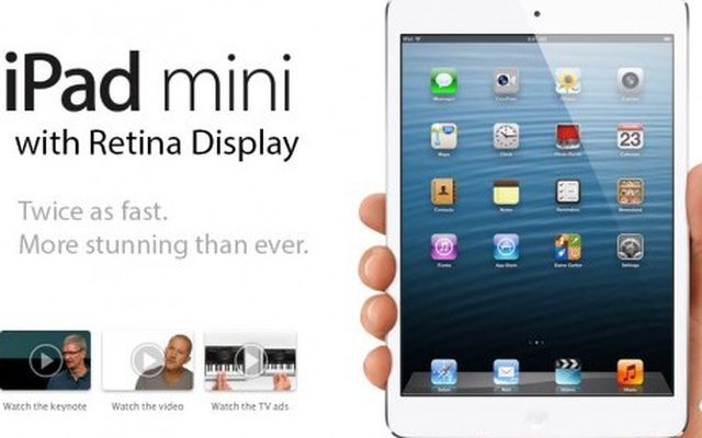 Trên tay iPad mini Retina tại Việt Nam