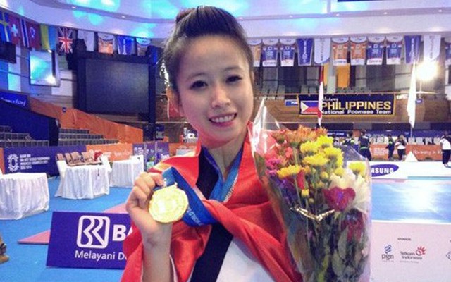 Nét đẹp thơ ngây của "hot girl" vô địch taekwondo Châu Tuyết Vân