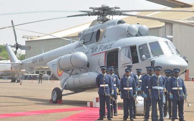 Không quân Ghana tiếp nhận 4 trực thăng quân sự Mi-171SH